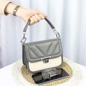 Kholimah Tas Selempang Wanita 2 Ruang Kasual Slingbag Jinjing Shoulder Bag 2in1 Serbaguna KHKD31