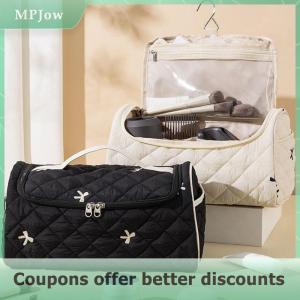 【MPJow】 Quilted Travel Case For Dyson Airwrap Cotton Hair Tools Travel Bag Hangable Storage Bags With Hanging Hook