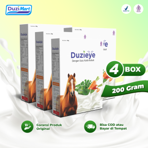 Duzi Eye Susu Kuda Original Menutrisi Retina & Saraf Mata Serta Meningkatkan Kejernihan Mata - Duzi Mart