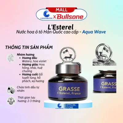 Nước Hoa Ô Tô Bullsone Grasse Aqua Wave (110ml)