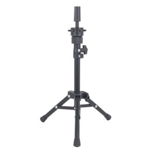 STARGOODS Di động Giá ba chân tóc giả Đồ giữ đầu giả Có thể điều chỉnh Giá đỡ ba chân cho tiệm làm tóc Sáng Tạo Bền Đồ Giữ đầu tập luyện Để làm tóc giả