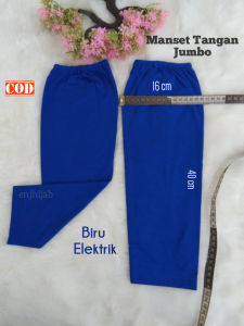 BIG SIZE MANSET TANGAN JUMBO MANGSET LENGAN PANJANG PRIA DAN WANITA BAHAN SPANDEK RAYON PREMIUM