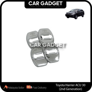 Toyota Harrier MCU30 ACU30 XU30 2003-2013 Custom Made Door Lock Steel Cover Chrome For Car Accessories Car Gadget