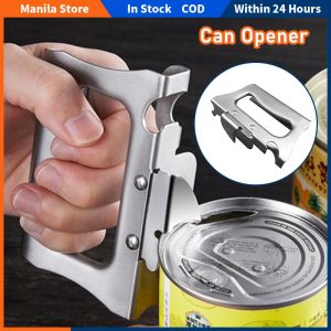 PDD Can Opener Manual Stainless Steel Bottle Opener Kitchen Tin Opener Smooth Edge
