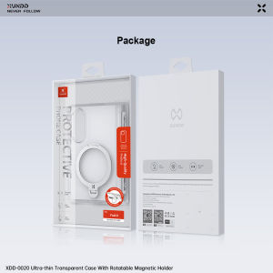 Samsung Galaxy Z Fold 8 Transparent Acrylic Phone Case MagSafe With Tempered Glass Model XDD-0020