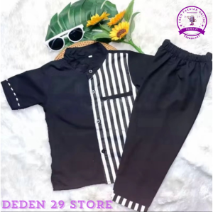KOKO ANAK LAKI LAKI 1-10 TAHUN MOTIF SALUR/PAKAIN MUSLIM ANAK LAKI LAKI