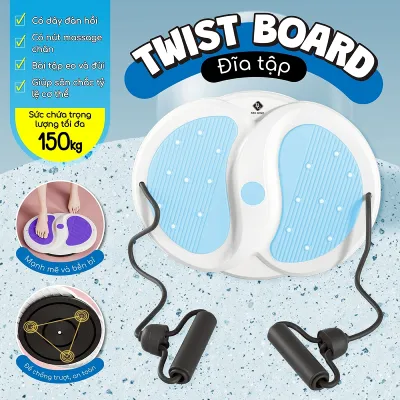 (ETB3002-R có dây) Đĩa Xoay Eo Cao Cấp Chịu Tập Thể Dục 360 Độ thon gọn săn chắc cơ thể Bàn Xoay Eo Thon Cơ Bụng Săn Chắc