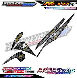 STRIPING VARIASI HONDA REVO FI HAYABUSA / STICKER LIST MOTOR HONDA REVO FI HAYABUSA
