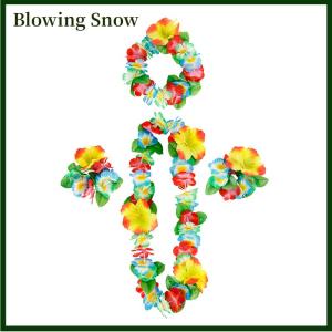 Blowing 4 cái bộ Hawaii Hoa Leis Vòng Hoa Vòng Hoa Vòng Hoa Cánh Hoa Headband Vòng Đeo Tay Bãi Biển Đảng Trang Trí Nội Thất Đám Cưới Mặc Quần Áo Phụ Kiện