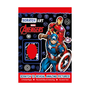 Marvel Avengers Scratch Art Giant Activity Book For Kids