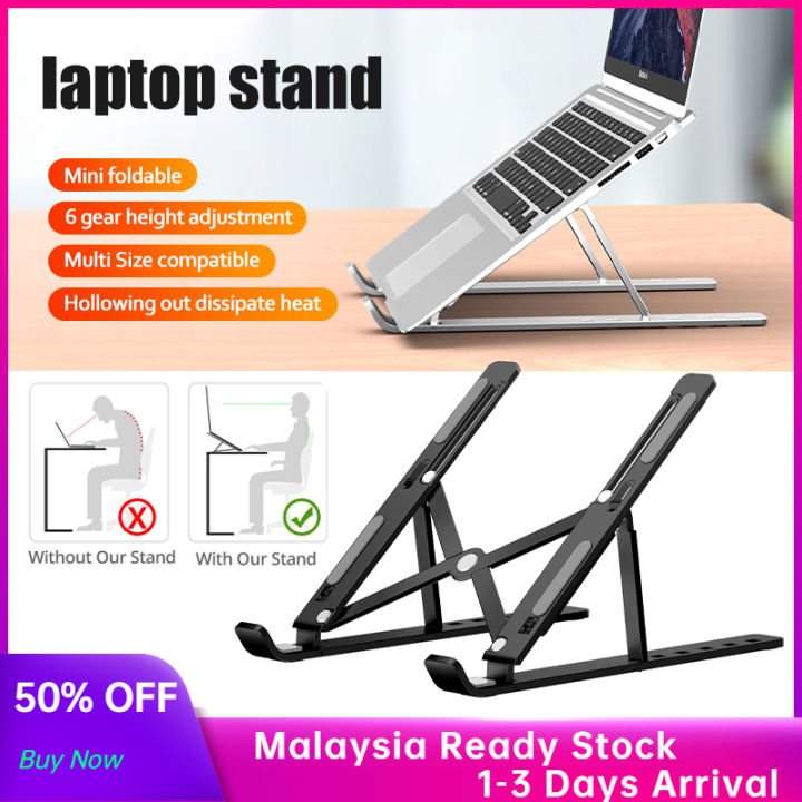 Laptop Stand for Notebook Laptop Aluminum Alloy Laptop Holder Foldable ...