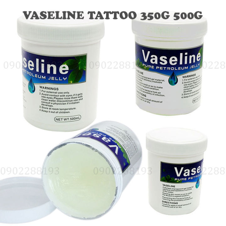Hũ Vaseline Pure Petroleum Jelly to ,dưỡng ẩm hình xăm Body - lau mực phun  xăm -Dung Tích 500g - Kem dưỡng ẩm | MỹPhẩm.vn
