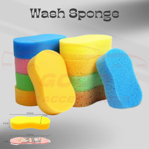 MULTIFUNCTIONAL WASHING SPONGE MAGIC LARGE CAR WASH SPONGE CLEANING VACUUM COMPRESSED Span basuh kereta