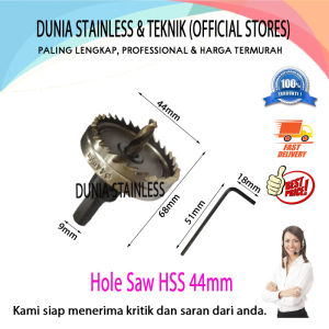 Hole Saw HSS 44mm pembolong lubang