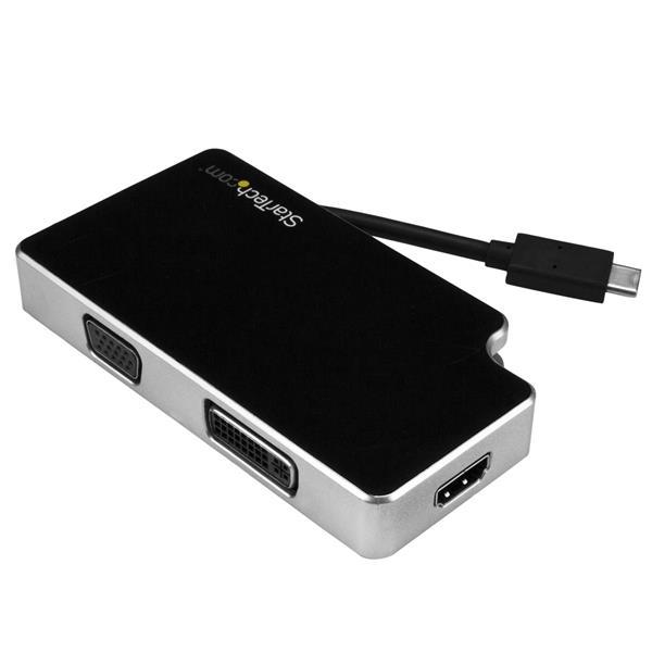 USB C Multiport Adapter UHD 4K USB C to VGA DVI