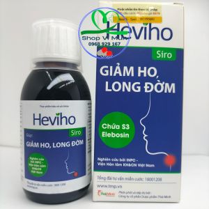 Siro ho Heviho Thái Minh - Khỏi lo bé ho đờm tăng sức đề kháng cho trẻ - Lọ 100 ml