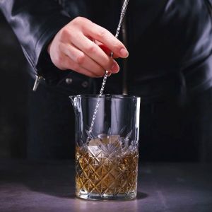 700ml Glass Studded Cocktail Mixing Glass Bar cup