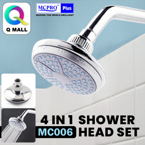 MCPRO 4 in 1 SHOWER HEAD SET Rainfall Water Saving ABS Bathtub Bathroom Faucet - MC006