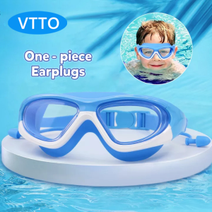 VTTO Cute Cartoon Silicone Swimming Cap For Children Girl Waterproof Elastic Swim Pool Cap Bathing Caps for Long and Short Hair