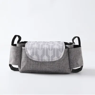 {SG} Baby Stroller Hanging Bag Baby Organizer Bag Baby Trolley Storage Pouch with Diaper Milk Bottle Pocket