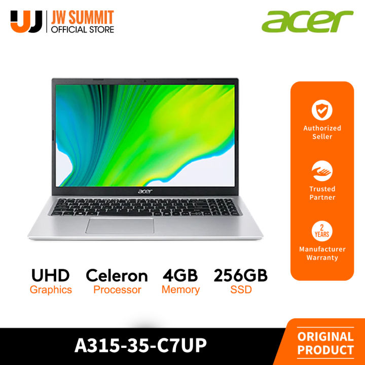 Acer Aspire A315-35-C7UP HD Celeron Dual Core N4500 4GB