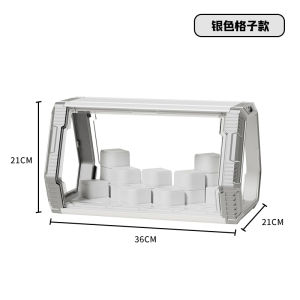 Figurine Display Box Popmart Display Box Stackable Blind Box Storage Organizer Transparent Dustproof Display Cabinet