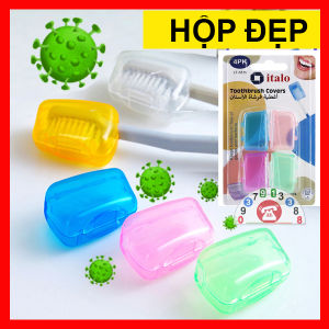 Combo 4 Bọc Bàn Chải Hộp Bọc Đầu Bản Chải Chống Bụi