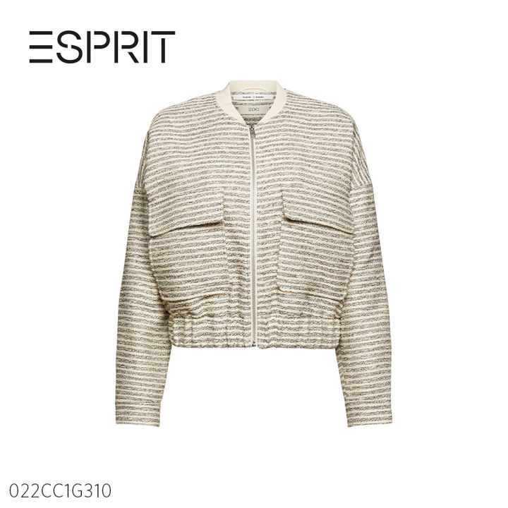 Esprit Women Bouclé bomber jacket Lazada PH
