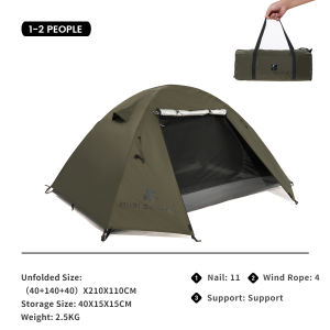 MOBI GARDEN เต็นท์กันน้ำ กันแดดสะท้อนแสงสีเงิน ตั้งง่าย พกพาสะดวก สำหรับตั้งแคมป์ ปีนเขา เป้สะพายหลัง