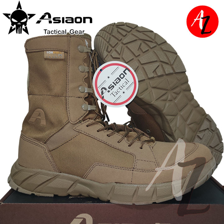 ASIAON 568 Lightweight Cordura Fabric Tactical Boots High Cut for