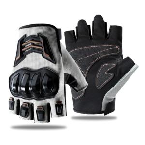 Breathable Motorcycle Gloves With Finger Flexibility Light weight Shockproofed Bike Gloves for Gym Training and Outdoor