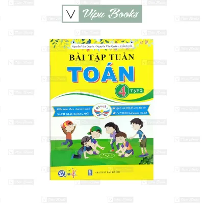 Sách - Trọn Bộ 2 Cuốn Bài Tập Tuần Toán Lớp 4 - Cánh Diều