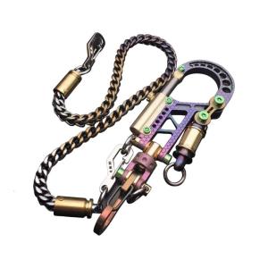 Delicate Crafted Plastic Keyring Keychain Bolt Carabiner Modern Automotive Decoration Accessory