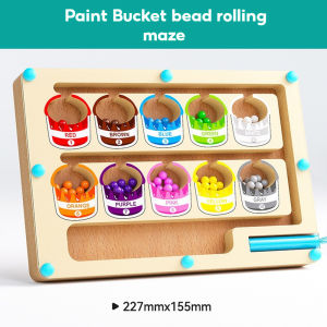 Magnetic Color Sorting Board and Number Maze Magnetic toy Learning CountingBoard Early Education Toy