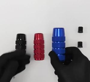 Car gear shift knob aluminum alloy non-slip for changing gears 9.5cm Wave Rod Head Car Modification Accessories