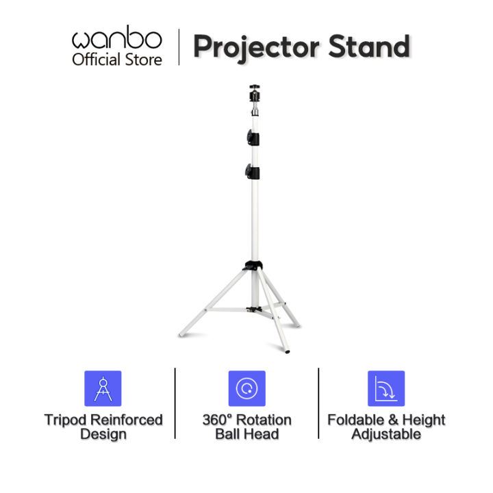 Official Wanbo Projector Stand For T6 Max T2 Max X1 Pro Mini Adjustable 170cm Height Foldable