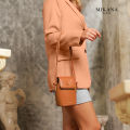 Mikana Bronze Kogarashi Leather Bucket Bag for Woman Sling Bag small bag mini bag slingbag crossbody bag bags for women. 