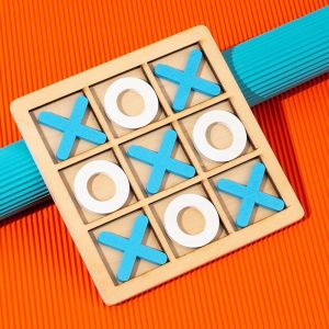 MAINAN ANAK PUZZLE XOXO MAINAN EDUKASI TIC TAC TOE CATUR ANAK TIC TAC TOE BOARD GAME PUZZLE TIC TAC TOE GAME WOODEN JIGSAW EDUCATION