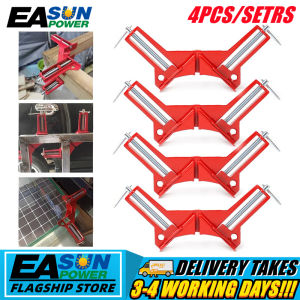 4pcs New Multifunction 90 degree Right Angle Clip Picture Frame Corner Clamp 100MM Mitre Clamps Corner Holder Woodworking tool