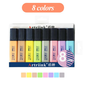 Artriink High 48 Colors Fluorescent Highs Art Marker DIY Graffiti Outline School&Office Art Stationery Supplies
