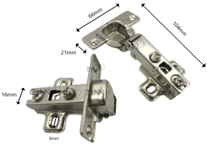 [SG STOCK] CABINET HINGES Easy Mount Cupboard Drawer Furniture Slow Close Full Overlay Door Household