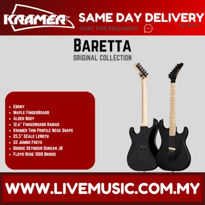 Kramer Baretta Electric Guitar With Maple Fretboard