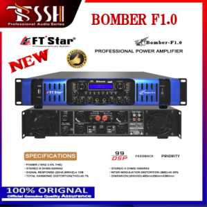 【TSSH】FT STAR BOMBER F1.0 Digital Karaoke Professional Integrated Power Amplifier(USB/Bluetooth)