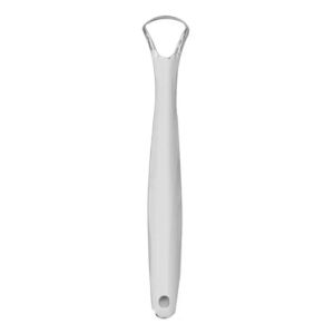 Portable Stainless Steel Tongue Scraper for Bad Breath Prevention - Reusable Oral Hygiene Tongue Cleaner Teeth Care Tool for Travel Dentist-Recommended Tongue Brush