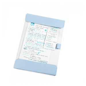 A4 Leather Magnetic Clipboard PU Leather File Clip Board Document Holder Office Organizer Stationery Supplies