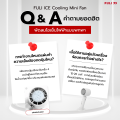 เซตลมเย็นหน้ากระชับ | FULI ICE Cooling Mini Fan + FULI Natural Stone Electric Gua Sha. 