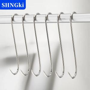 SHNGki 10 cái mạnh mẽ thịt Móc cho treo thép không gỉ butchers s-hình móc với Sharp tip cho nhà bếp nướng công cụ