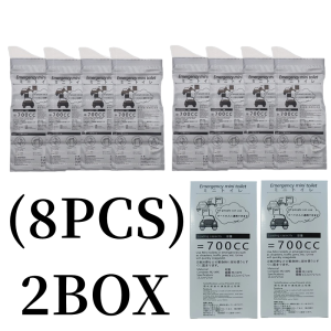 8PCS Travel Emergency Portable Car Urine Bag Vomit Bags Mini Toilet Disposable Portable Urinal Bag 700 Ml