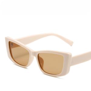 JN IMPRESSION New Full Small Square Frame Anti-ultraviolet Sunglasses Trendy Leopard Print Sunshade Disco Sunglasses