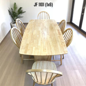 ATTIC FURNITURE MG/JF 1101 DINING 6 Seater Dining Set / Meja Makan